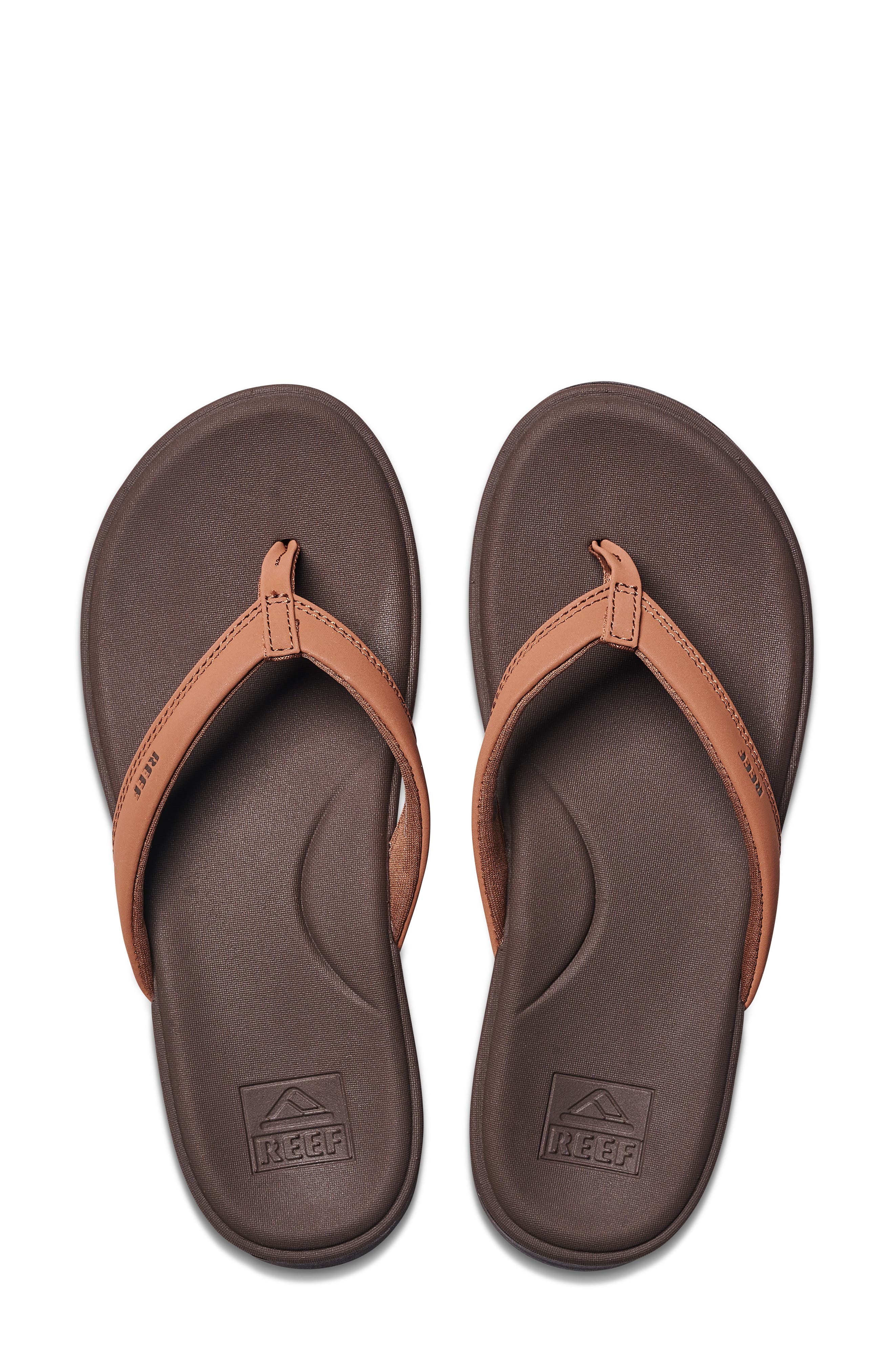 Reef Cushioned Cloud Flip Flop, Alternate, color, Espresso