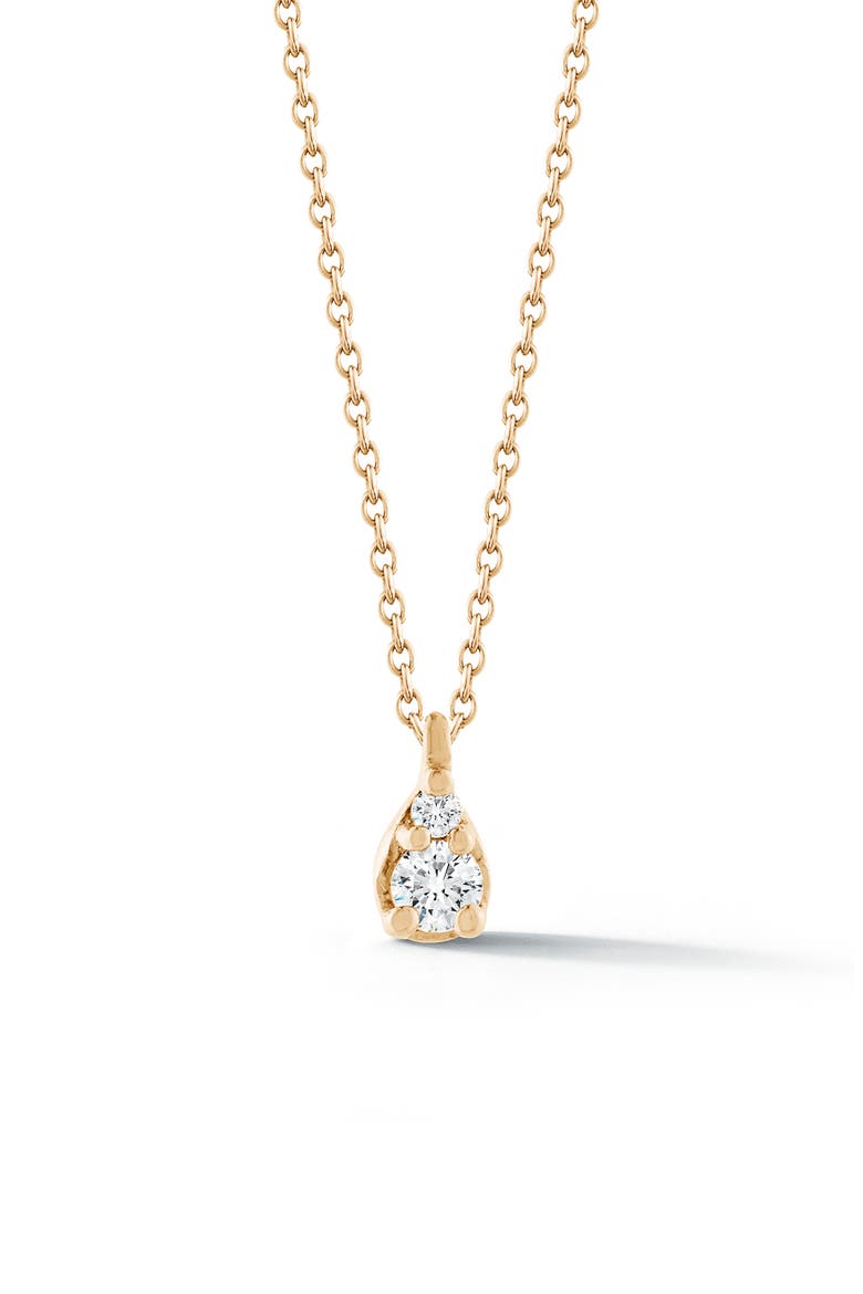 Sophia Ryan Petite Diamond Pendant Necklace, Main, color, YELLOW GOLD