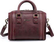 OLD TREND Mini Trunk Leather Crossbody Bag