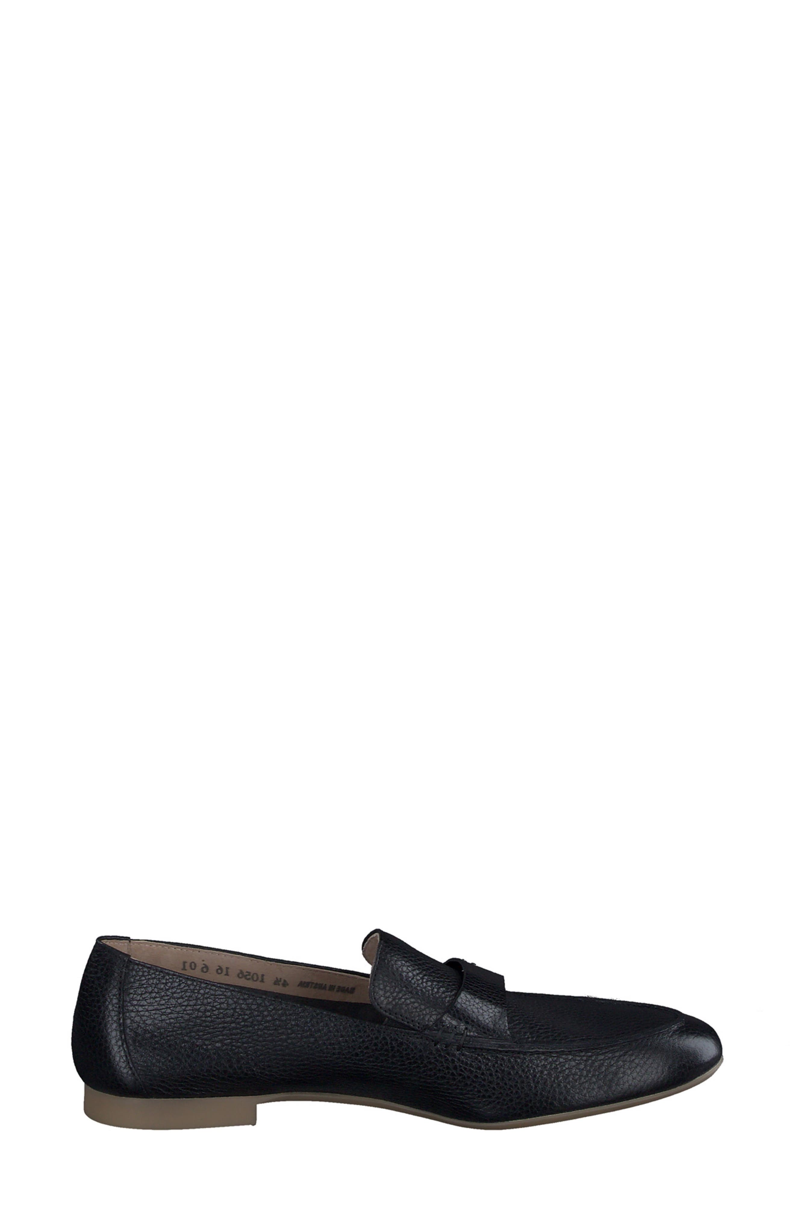 Taylor Loafer, Alternate, color, BLACK GRAINED
