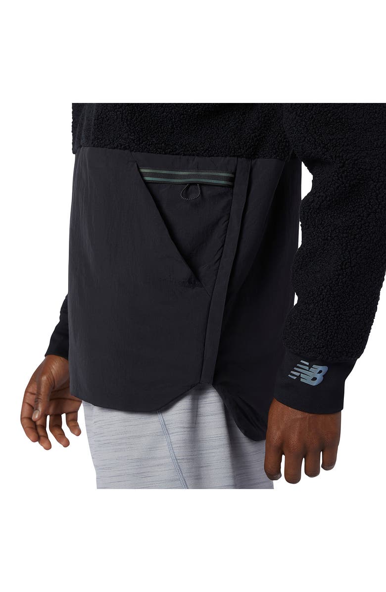 New Balance Q Speed Water Resistant Fleece Half Zip Sweatshirt, Alternate, color, 