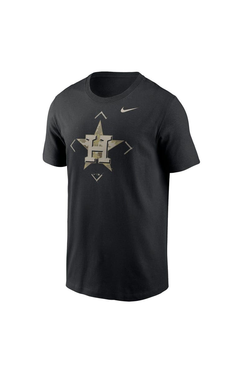 Nike Men's Nike Black Houston Astros Camo Logo T-Shirt, Alternate, color,