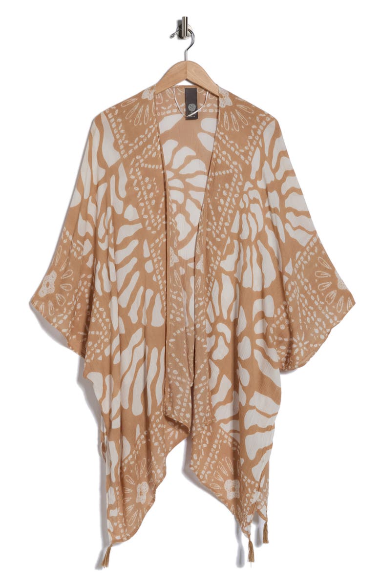 Vince Camuto Shell Swirl Crinkle Topper, Alternate, color, Neutral