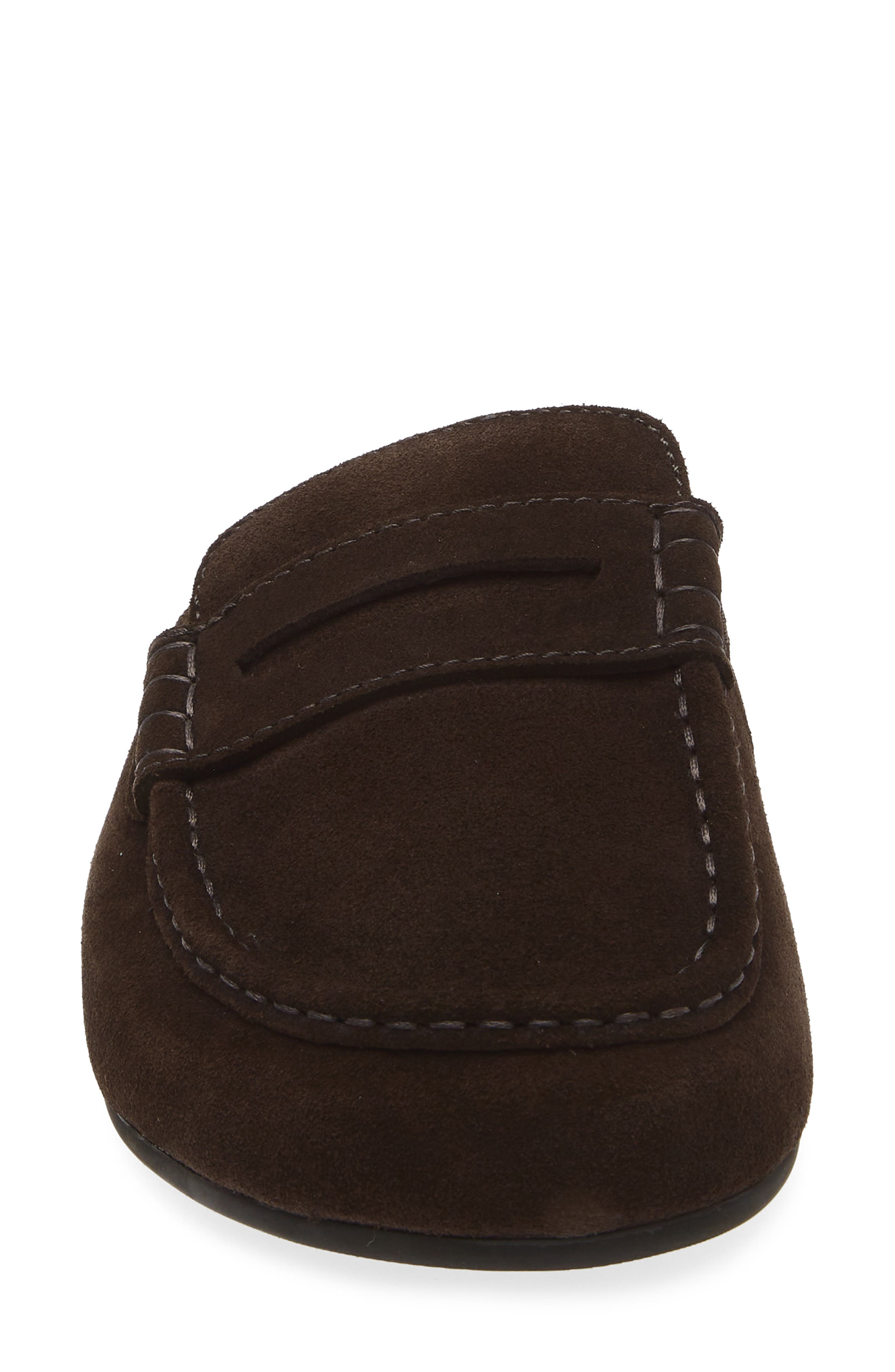 Miles Loafer Mule, Alternate, color, BROWN SUEDE
