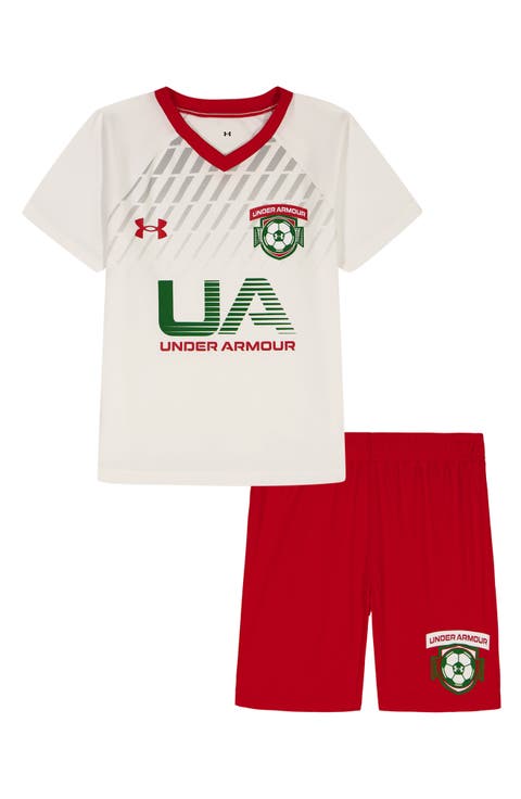 Kids' UA Tech Soccer Jersey & Shorts Set (Little Kid)