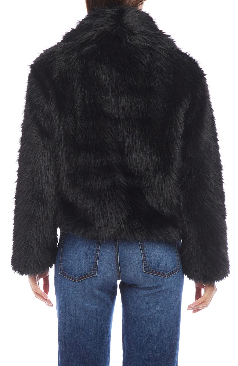 Karen Kane Faux Fur Coat, Alternate, color,