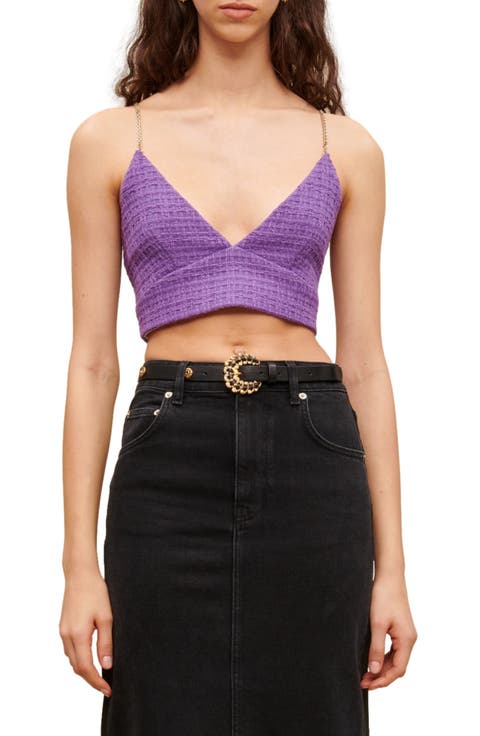 Lapraia Crop Chain Strap Camisole