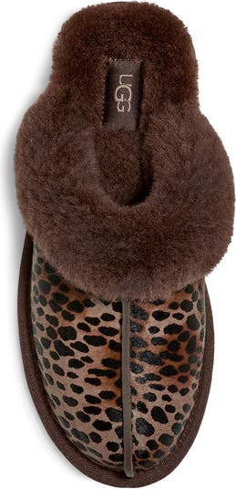 Scuffette Genuine Calf Hair Slipper