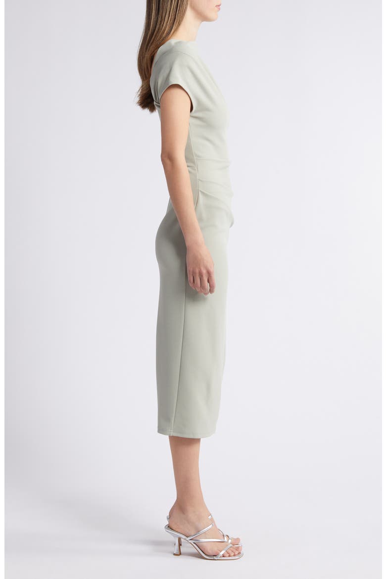 Kathleen Midi Sheath Dress, Alternate, color, GREEN