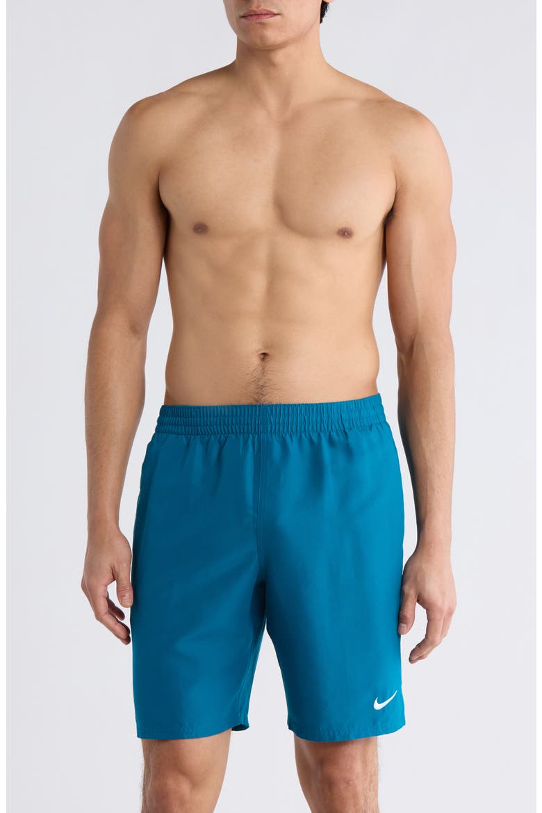 9-Inch Volley Swim Shorts, Main, color, GREEN ABYSS