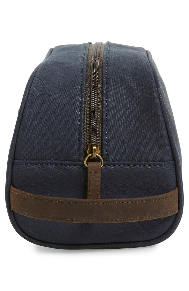 Barbour Waxed Canvas Travel Kit, Alternate, color,