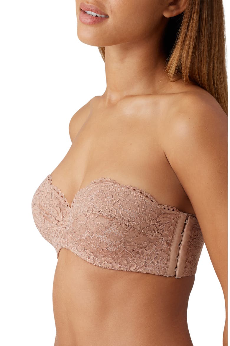 Ciao Bella Underwire Strapless Bra, Alternate, color, ROEBUCK