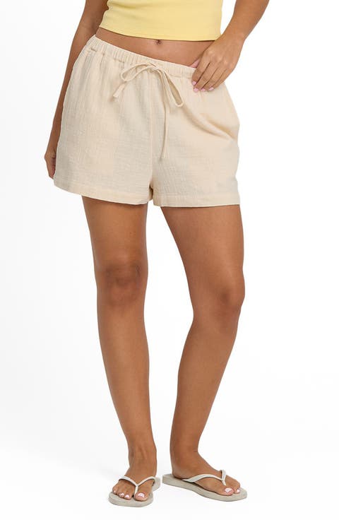 Wanderer Cotton Drawstring Shorts