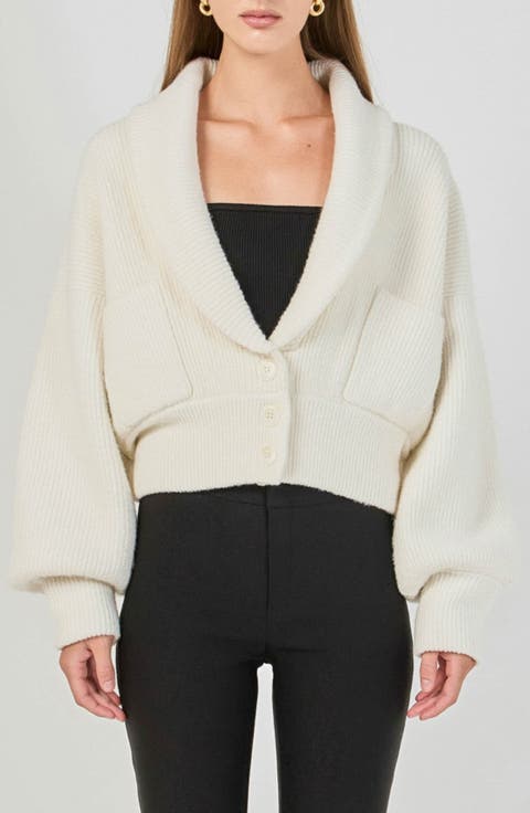 Oversized Bomber Cardigan