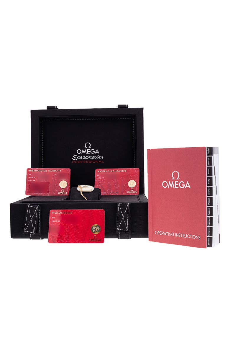 Watchfinder & Co. Omega Preowned 2022 Speedmaster Moonwatch Professional Chronograph Bracelet Watch, 42mm, Alternate, color, 