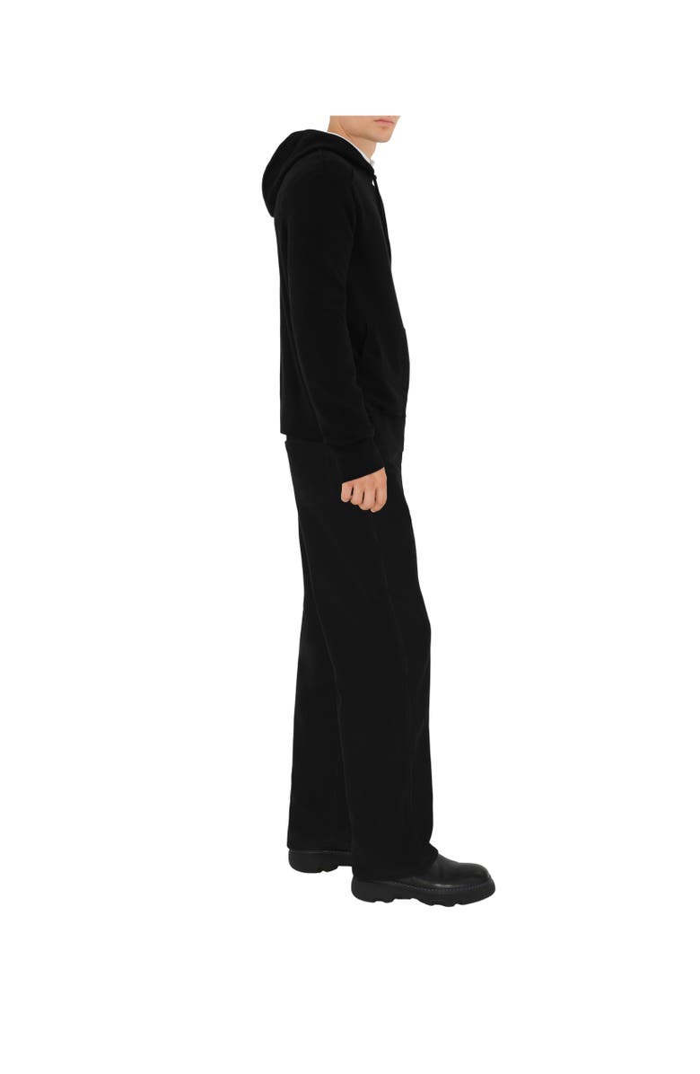 Burberry B Shield Wool Blend Hoodie, Alternate, color, 