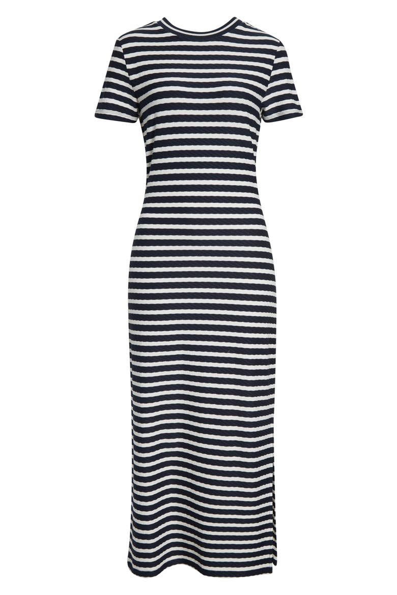 Skye Stripe Maxi Dress, Alternate, color, NAVY STRIPE