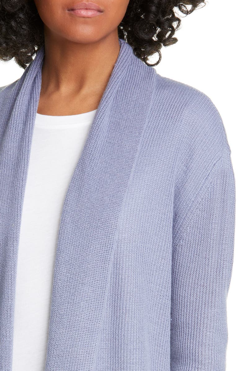 Nordstrom Signature Cashmere & Linen Open Cardigan, Alternate, color,