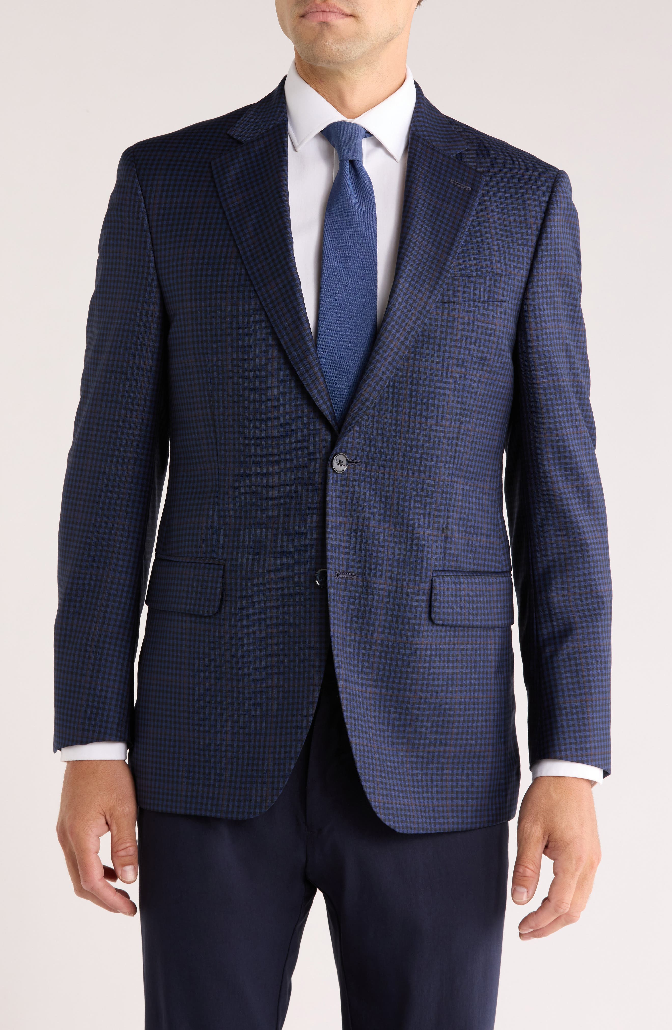 Peter Millar Plaid Wool Sport Coat