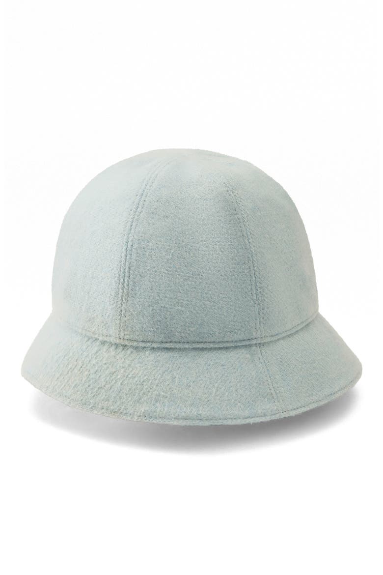 Sinclair Wool Blend Cloche, Alternate, color, BLIZZARD
