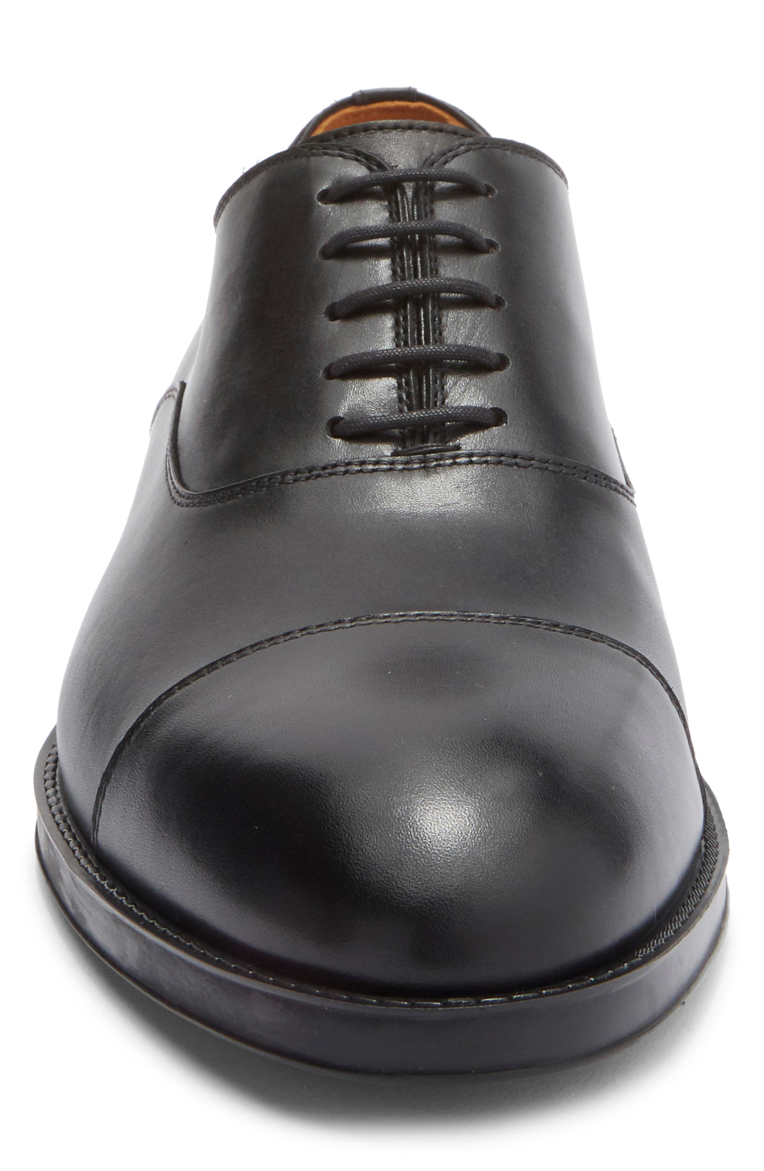 Magnanni Eddison Cap Toe Oxford, Alternate, color, Black