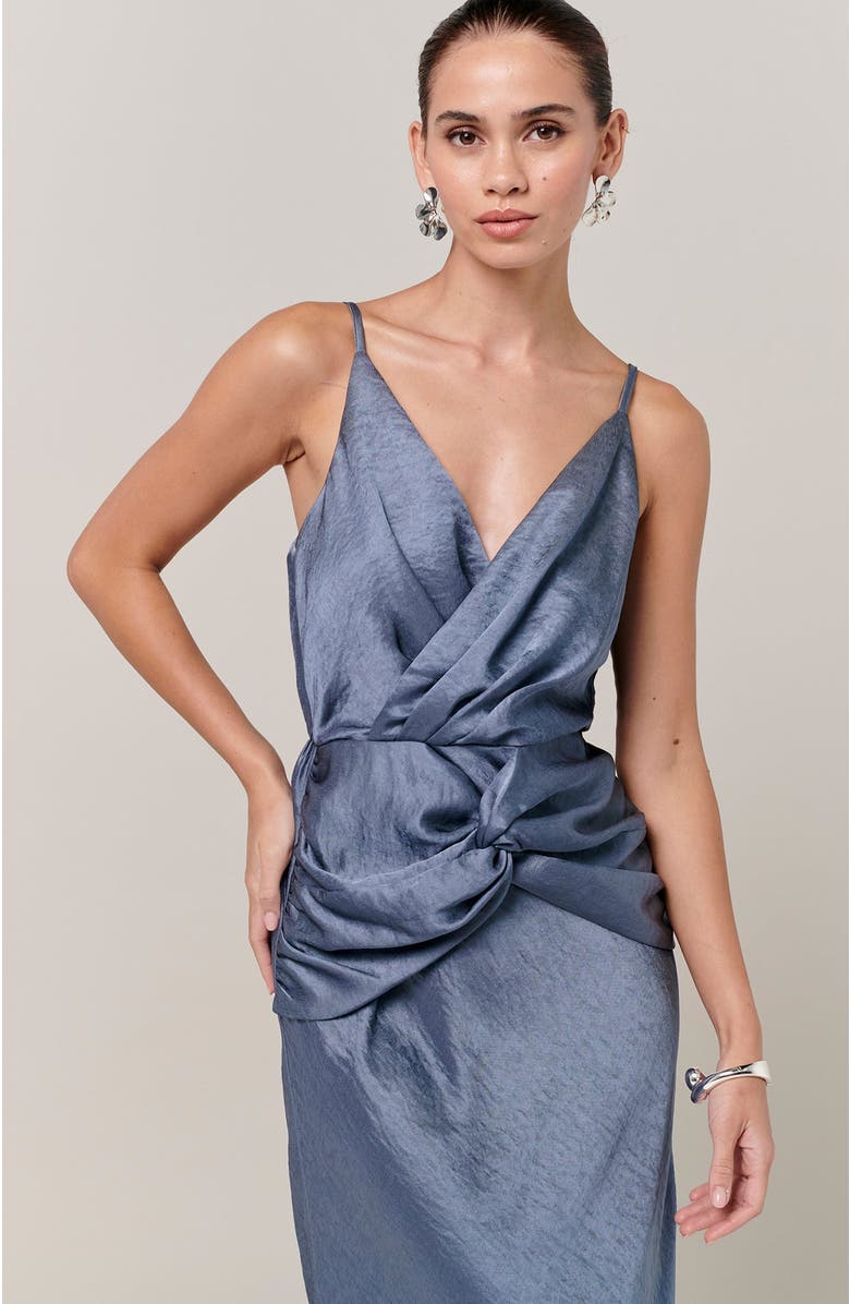 SAVEL Paula Midi Dress, Alternate, color, Petrol Blue