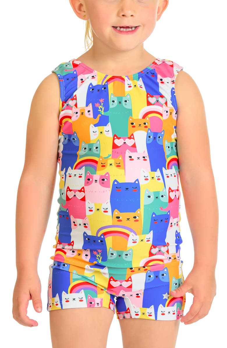 Destira Catlandia Unitard, Main, color, Catlandia