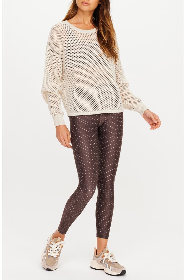 Sebastian Open Stitch Sweater, Alternate, color, NATURAL