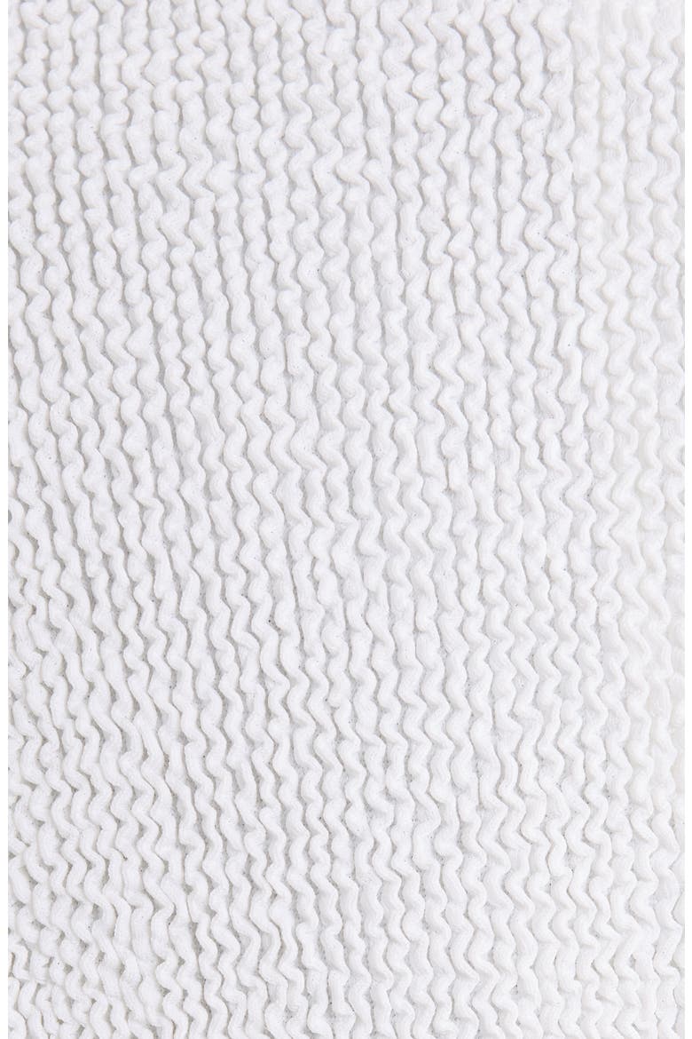 Misty Pearly Hoop Textured Two-Piece Swimsuit, Alternate, color, WHITE