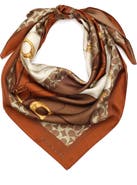 COACH Tabby Print Square Silk Scarf
