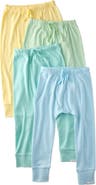 BUTTERBLU Kids' Jordan Assorted 4-Pack Organic Cotton Joggers