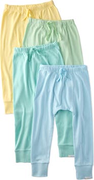 BUTTERBLU Kids' Jordan Assorted 4-Pack Organic Cotton Joggers