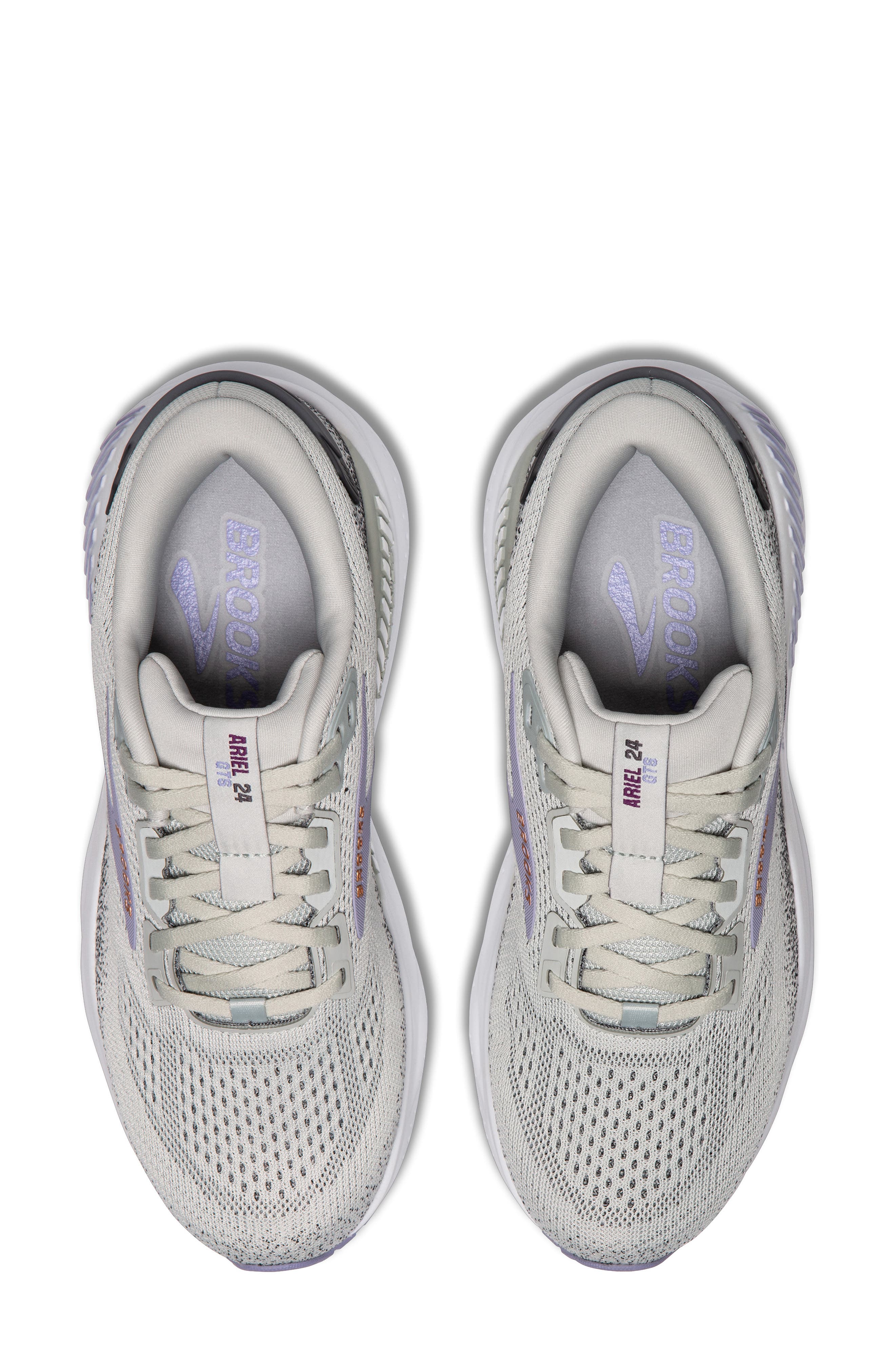 Brooks Ariel GTS 24 Running Shoe, Alternate, color, Mercury/Ebony/Sweet Lavender