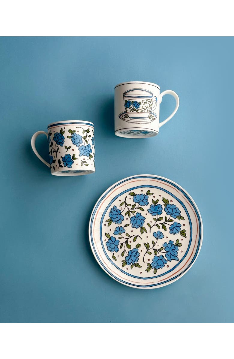 Twig New York Heritage Bachelor Button Blooming Mug, Alternate, color, Multi