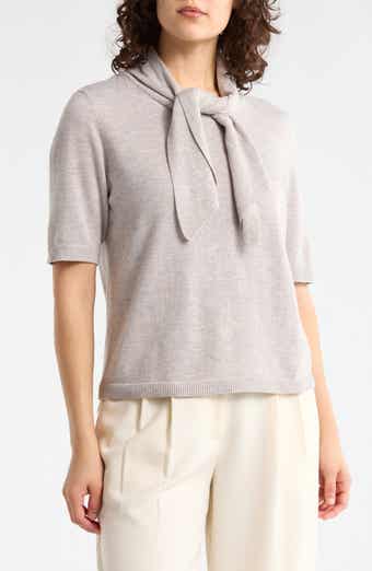 Halogen® Tie Neck Top