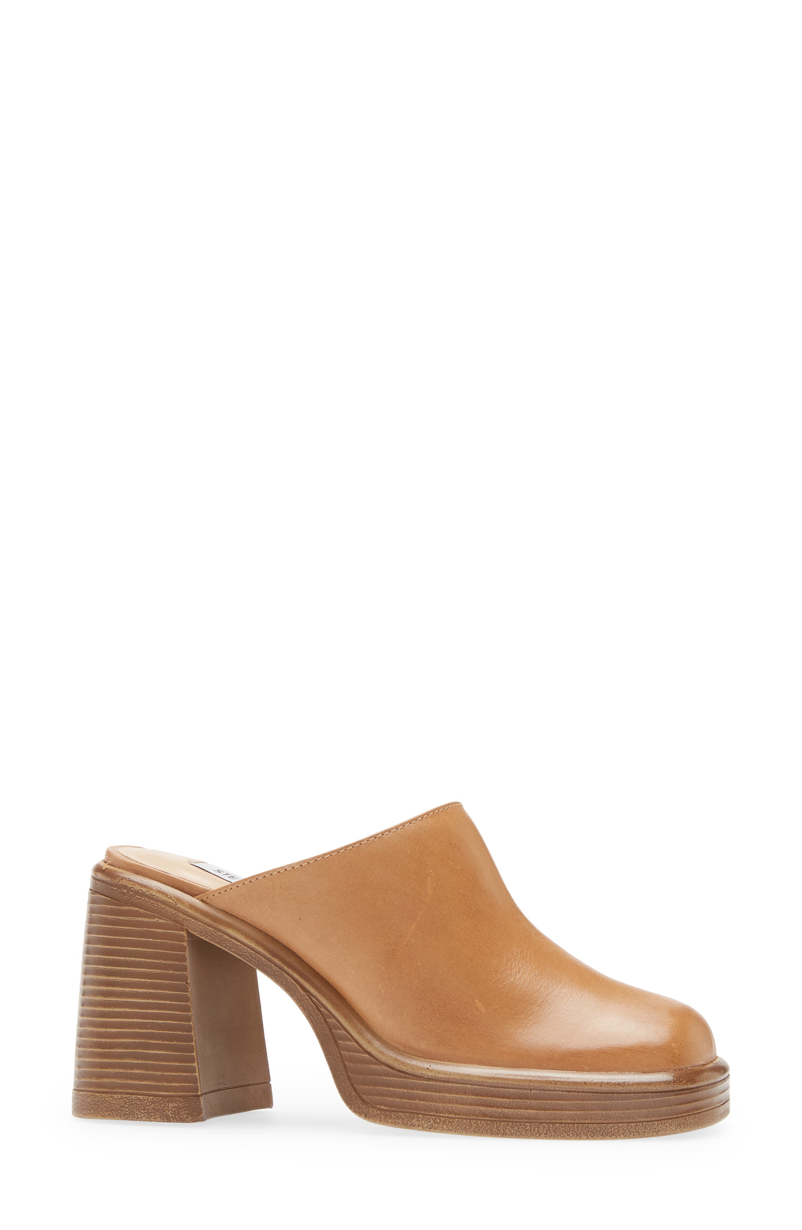 Flirtie Mule, Alternate, color, TAN LEATHER