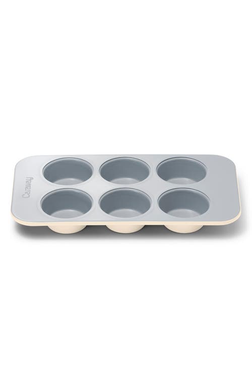 Caraway 6-cup Nonstick Ceramic Muffin Pan In Neutral