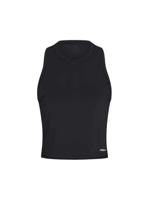 Pb5star Cropped Racer Back Tank In Blue