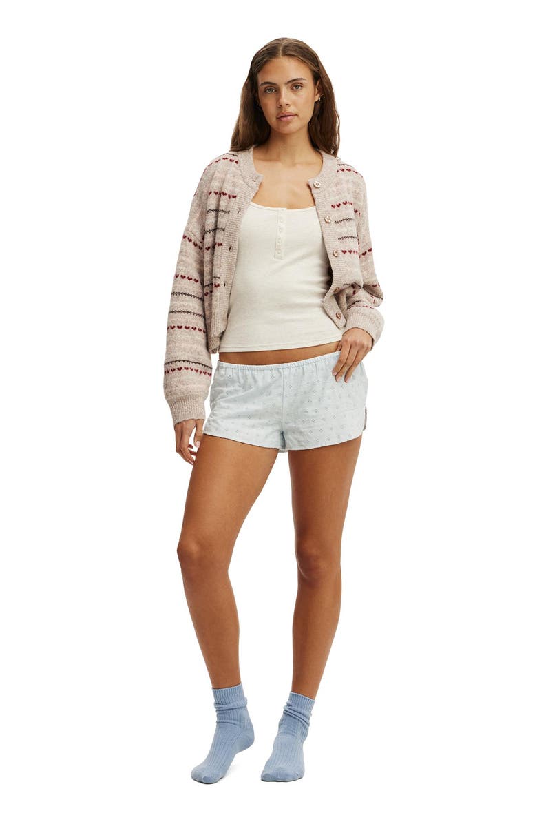 Body Women's Body Bed Short, Alternate, color, Ballad Blue Dobby