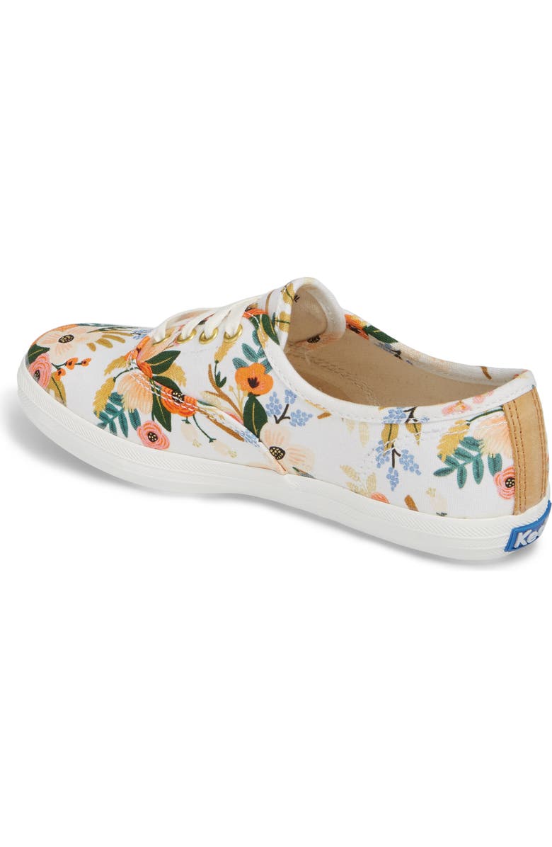 Keds<sup>®</sup> x Rifle Paper Co. Floral Print Champion Sneaker, Alternate, color,