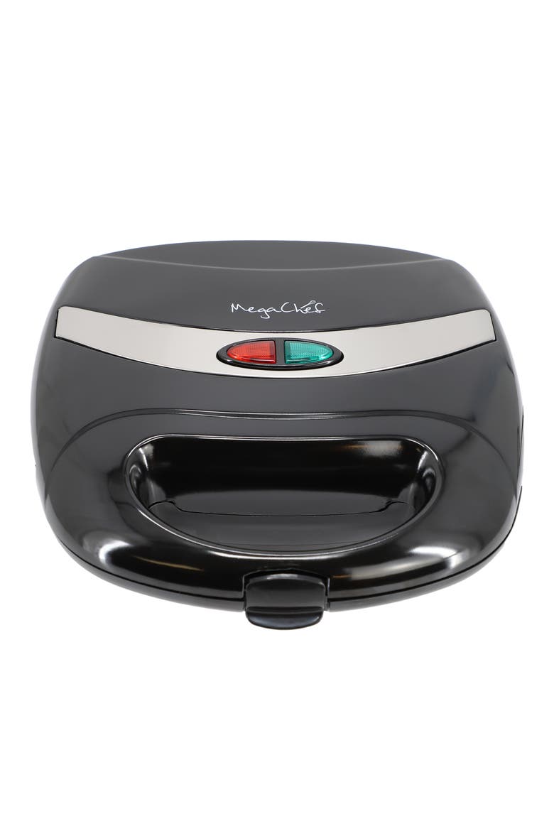 Electric Compact Aluminum Nonstick Sandwich Maker in Black, Alternate, color, Black