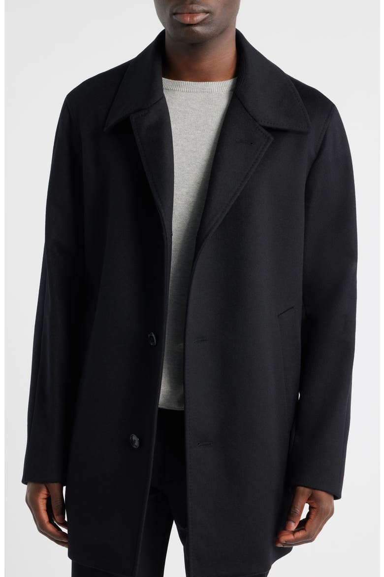 Clark Wool Blend Bib Jacket, Alternate, color, BLACK