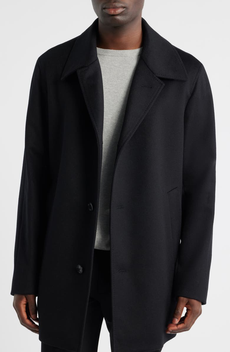 BOSS Clark Wool Blend Bib Jacket, Alternate, color, Black