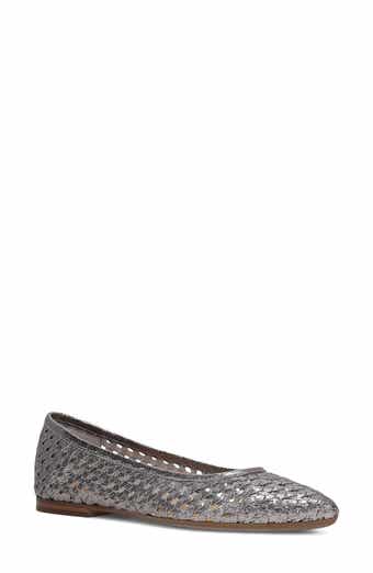 Heather Woven Pointed Toe Flat