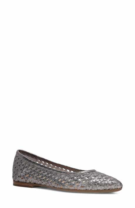 Heather Woven Pointed Toe Flat