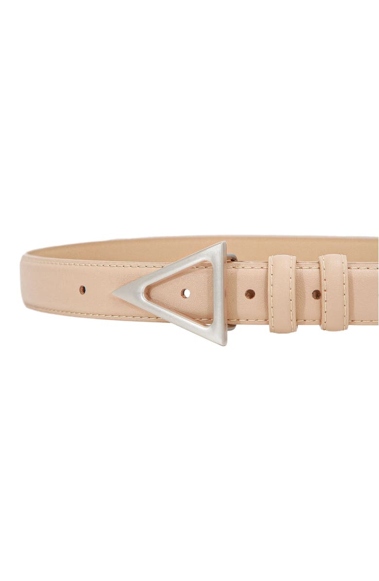Belle & Bloom Bermuda Triangle Leather Belt, Alternate, color, Latte