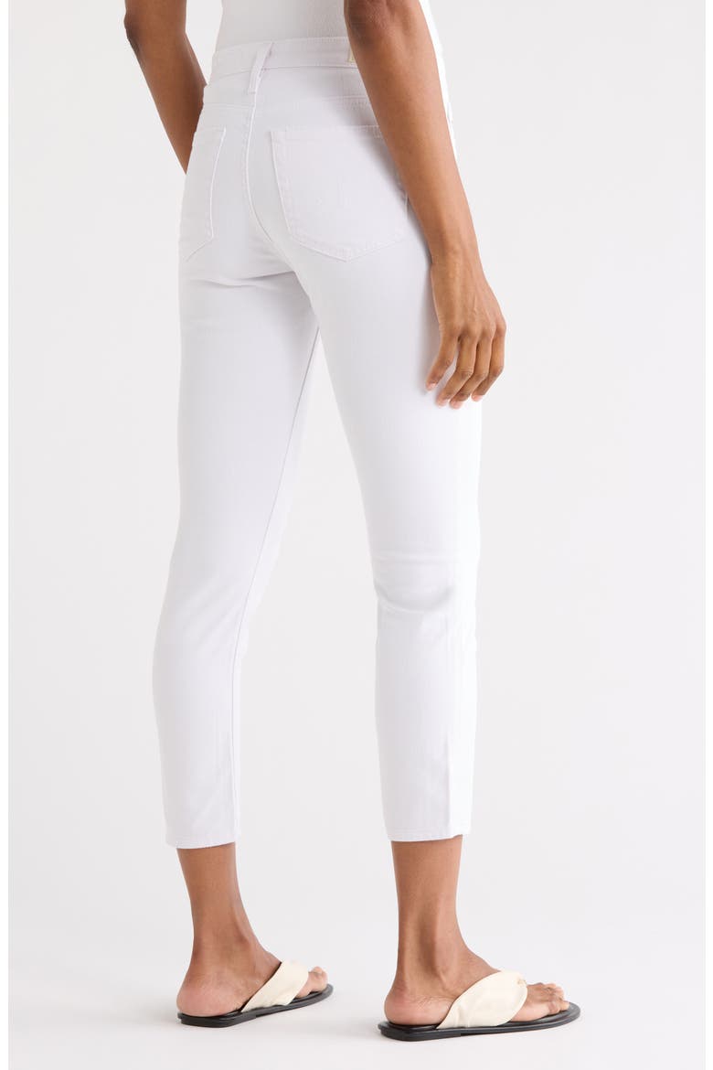 Prima Low Rise Crop Cigarette Jeans, Alternate, color, PEARL WHITE
