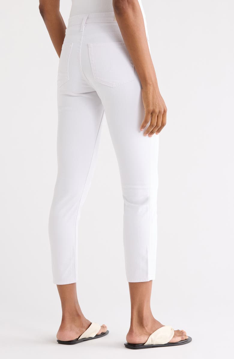 AG Prima Low Rise Crop Cigarette Jeans, Alternate, color, Pearl White