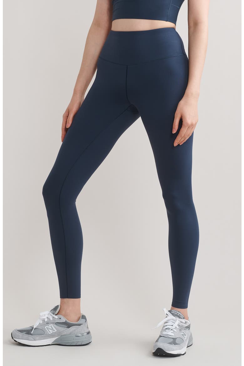 Revive Full Length Leggings, Main, color, NAVY BLUE