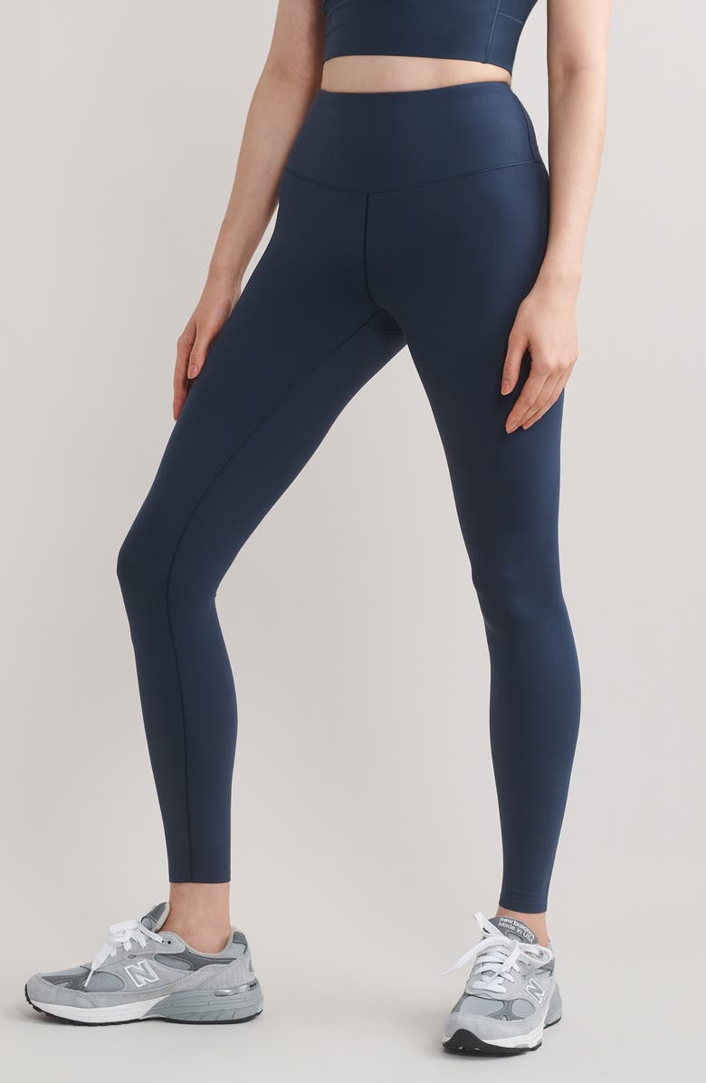 Rhone Revive Full Length Leggings, Main, color, Navy Blue
